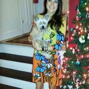 LAST CHANCE J.crew 70's style wool dress